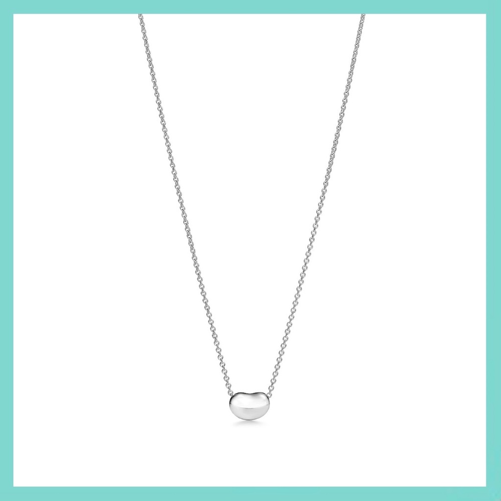 💕 Tiffany & Co. Elsa Peretti Small Bean Necklace 💕